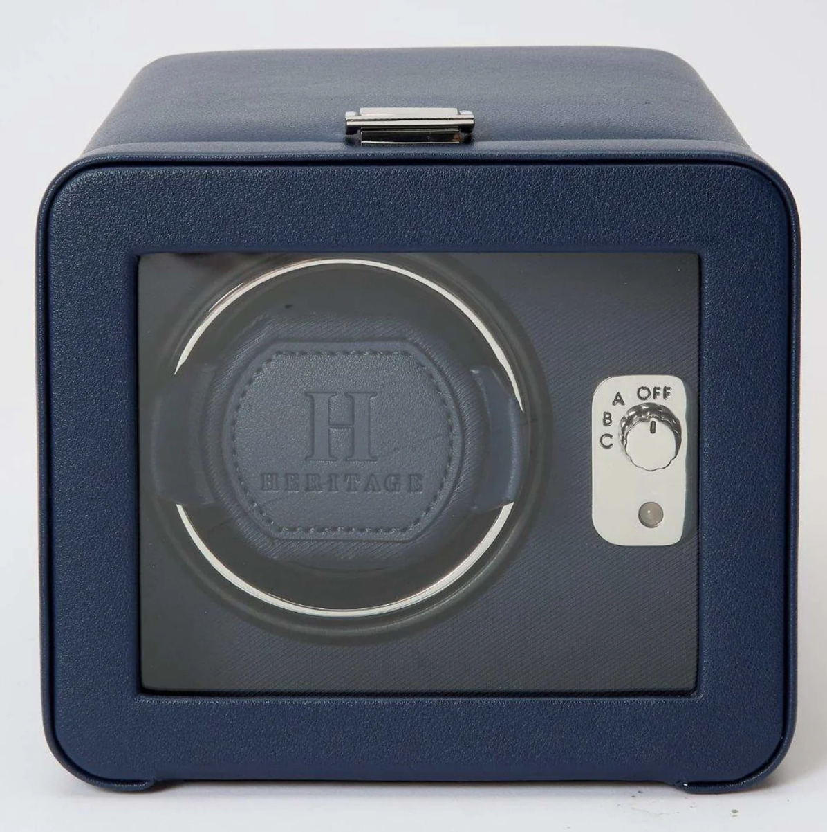 Wolf Windsor Heritage Remontoir automatique cuir bleue