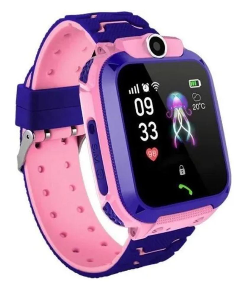 Montre Connectée Enfants GPS Rose