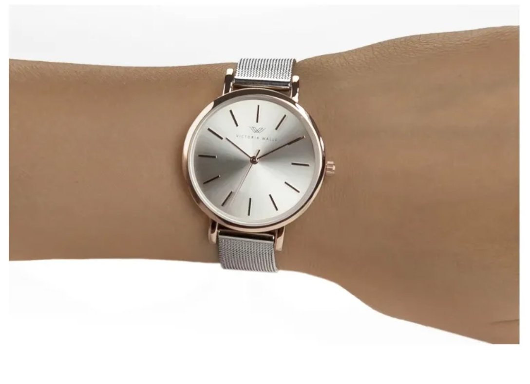 Victoria Walls Montre Femmes Doré et Acier