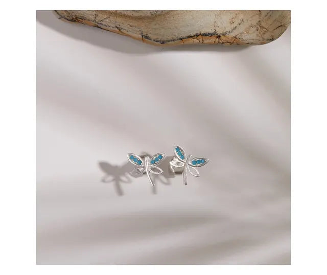 Boucle d'Oreille argent Papillon