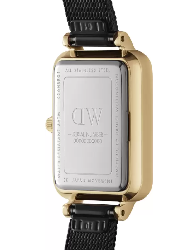 DANIEL WELLINGTON - Montre Quadro Black