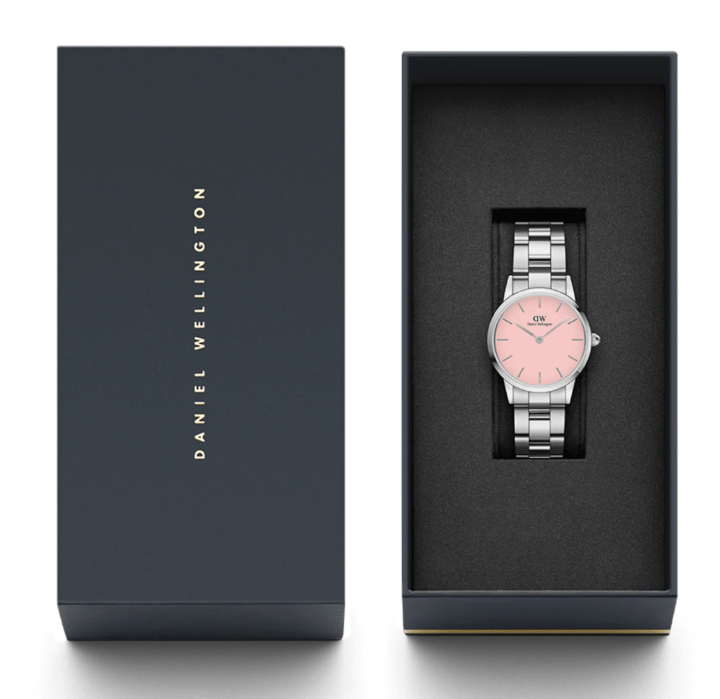 DANIEL WELLINGTON - Iconic Link Blush Silver 28mm