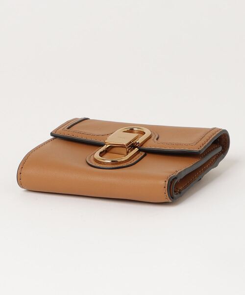 Portefeuille femme Fossil Avondale Trifold en cuir marron Saddle