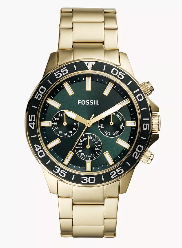 Fossil Bannon Multifonction Doré