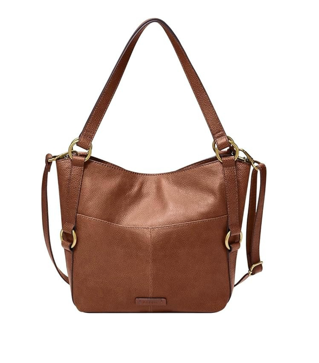 Sac Fossil en cuir marron - Sam