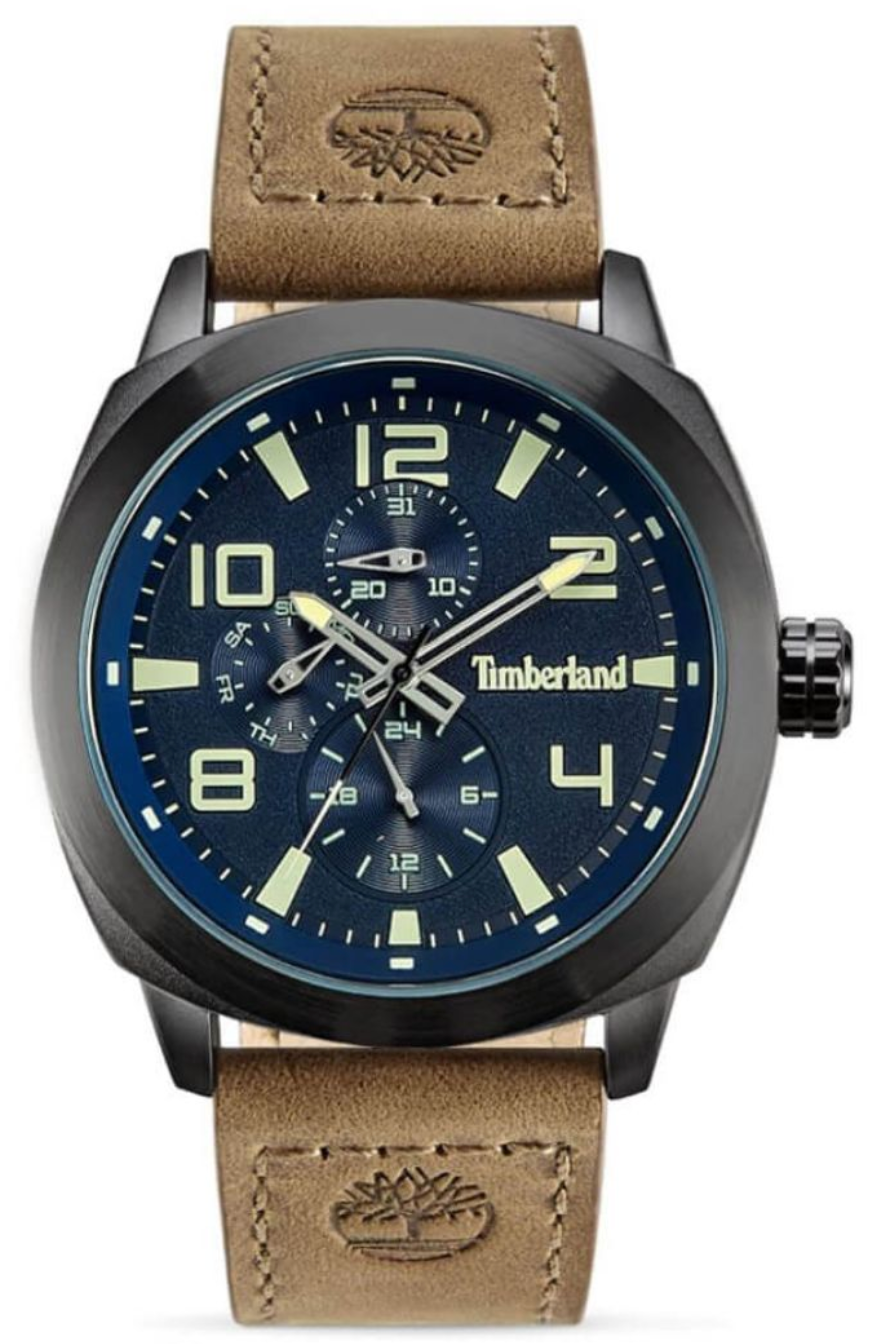 Montre TIMBERLAND Homme bracelet cuir clair TDWGF9001701