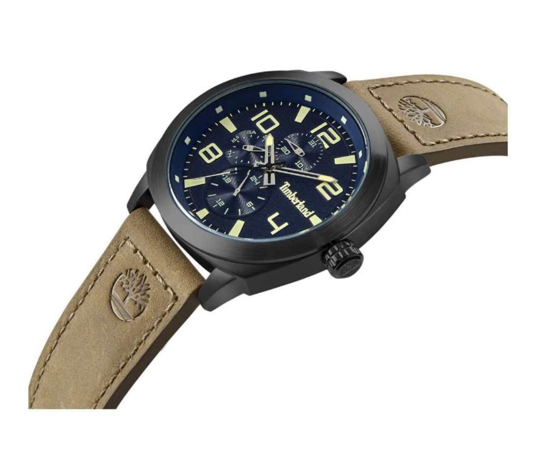 Montre TIMBERLAND Homme bracelet cuir clair TDWGF9001701