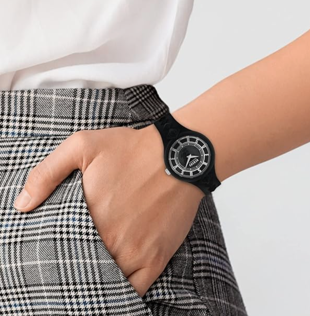 Montre Femme Versus Versace Sillicone Noir