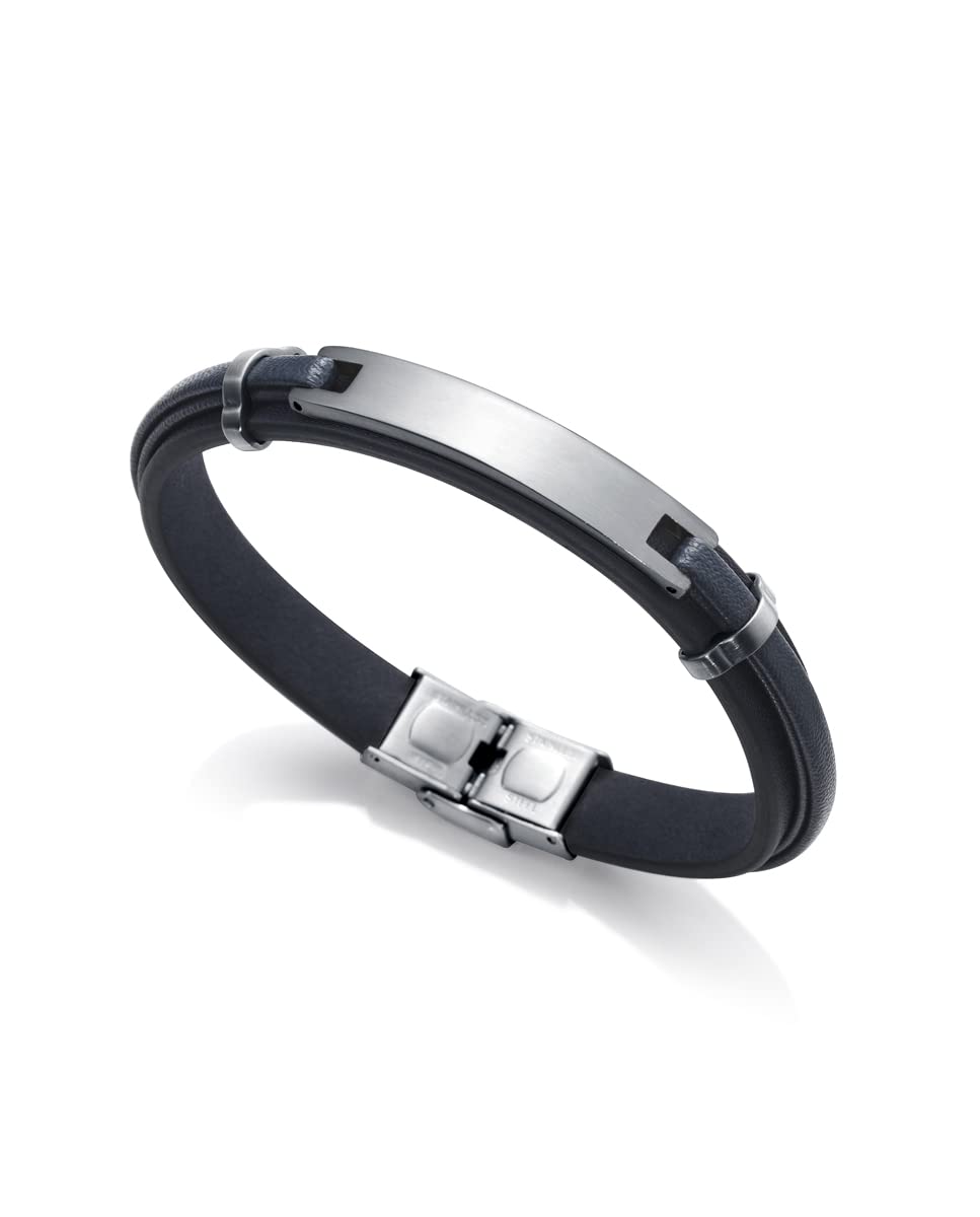 Bracelet Homme CXL by Christian Lacroix – Design Acier & Silicone