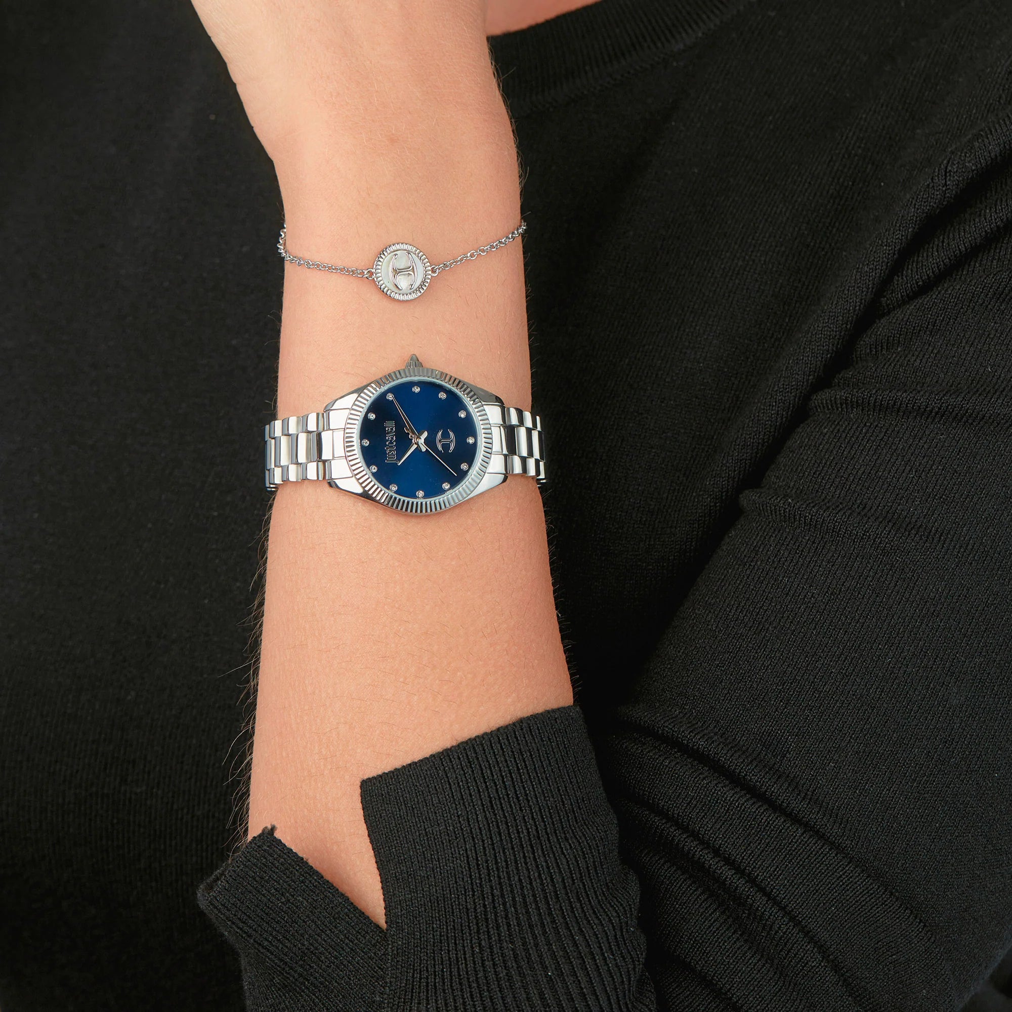 Montre Femme Just Cavalli Pacentro – Silver Blue JC1L267M0045