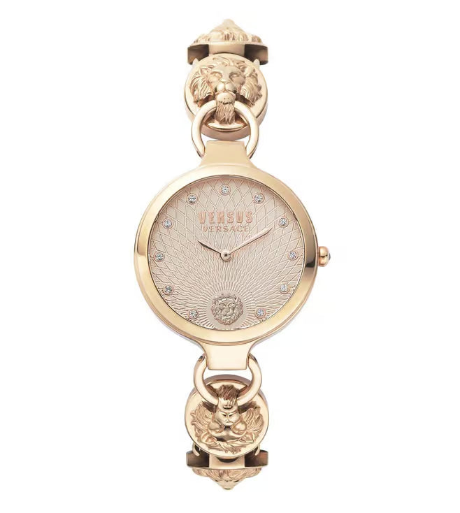 Montre Versus Versace Femme – Bracelet Rose Gold à Strass