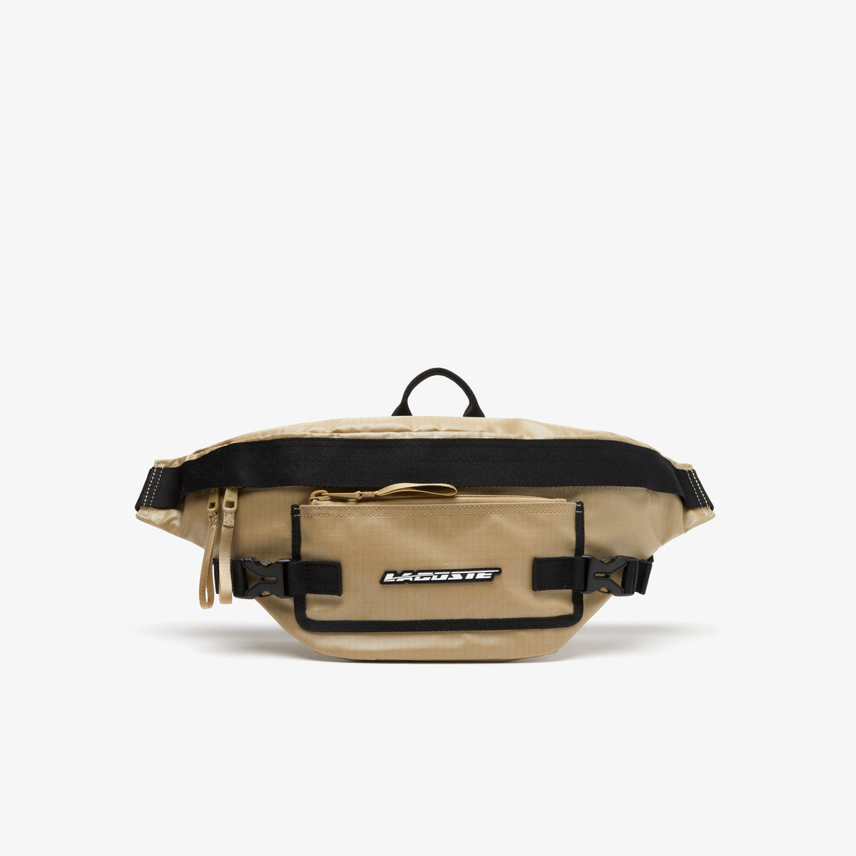 Sac banane Lacoste en toile coloris Lion Noir