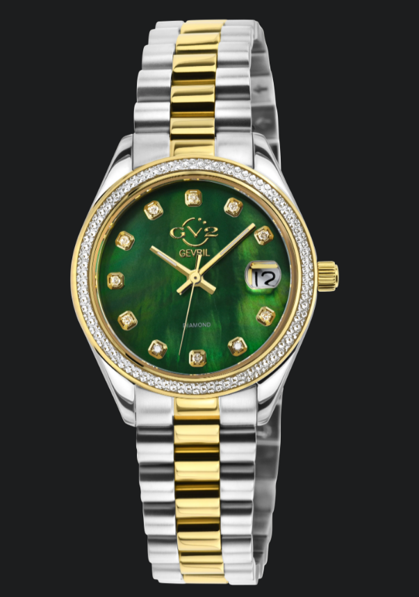 Montre Femme GEVRIL GV2 Turin Swiss Diamond 12428B