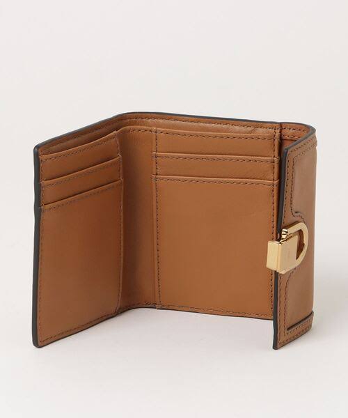 Portefeuille femme Fossil Avondale Trifold en cuir marron Saddle
