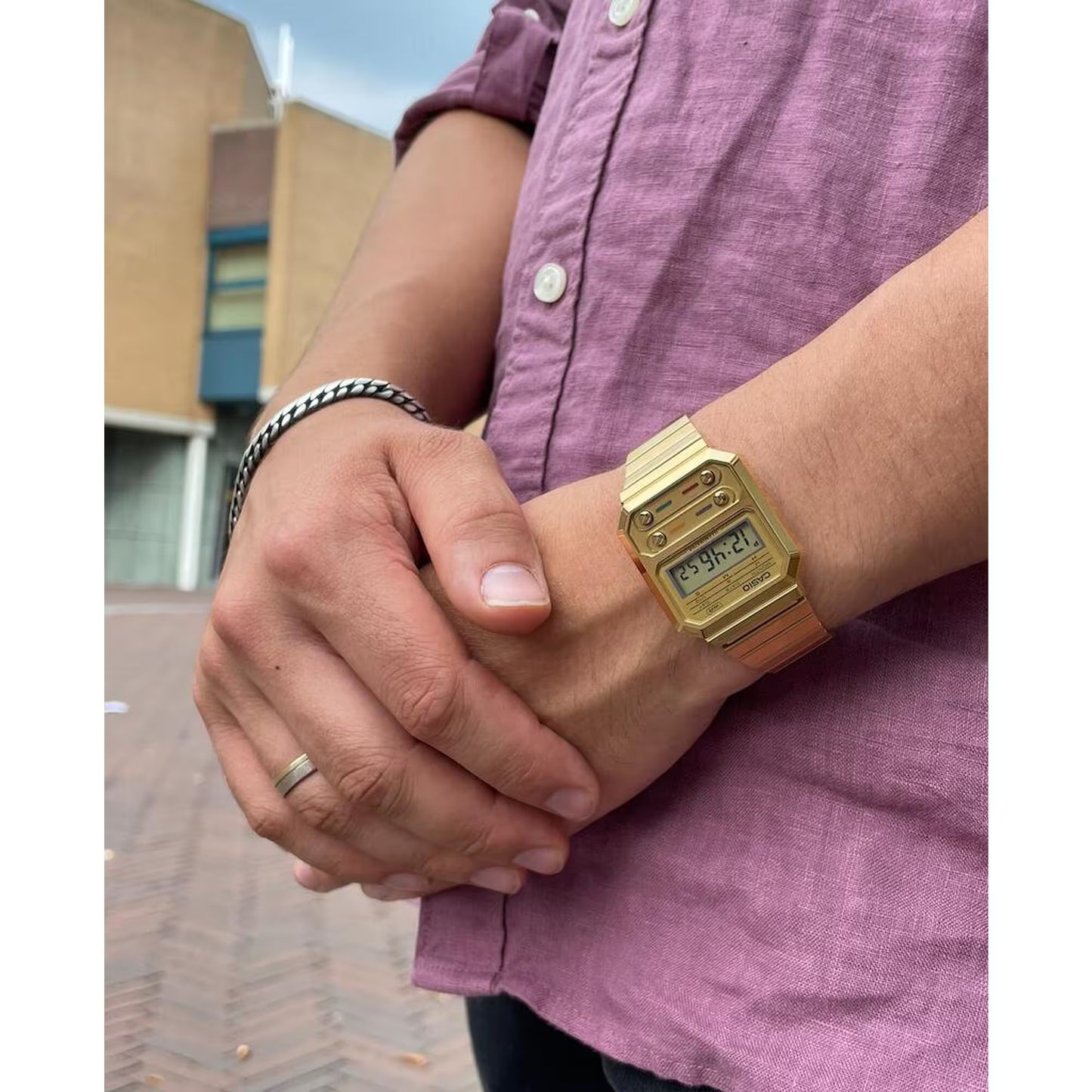 CASIO Montre Homme VINTAGE Dorée