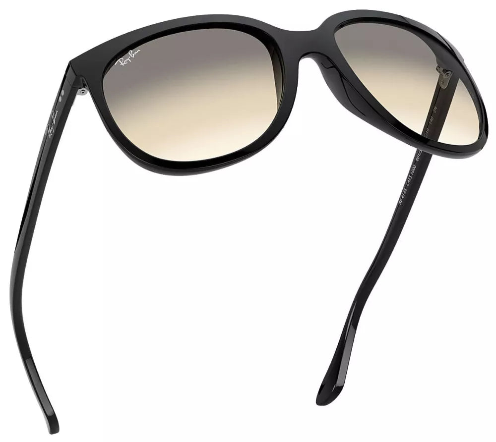 Lunettes de Soleil Femme Ray-Ban Cats 1000 RB4126 601/32 – Noir & Gris Dégradé