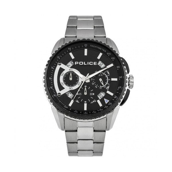 Montre chronographe homme Police Flare argentée – PL13648MSTB/02M