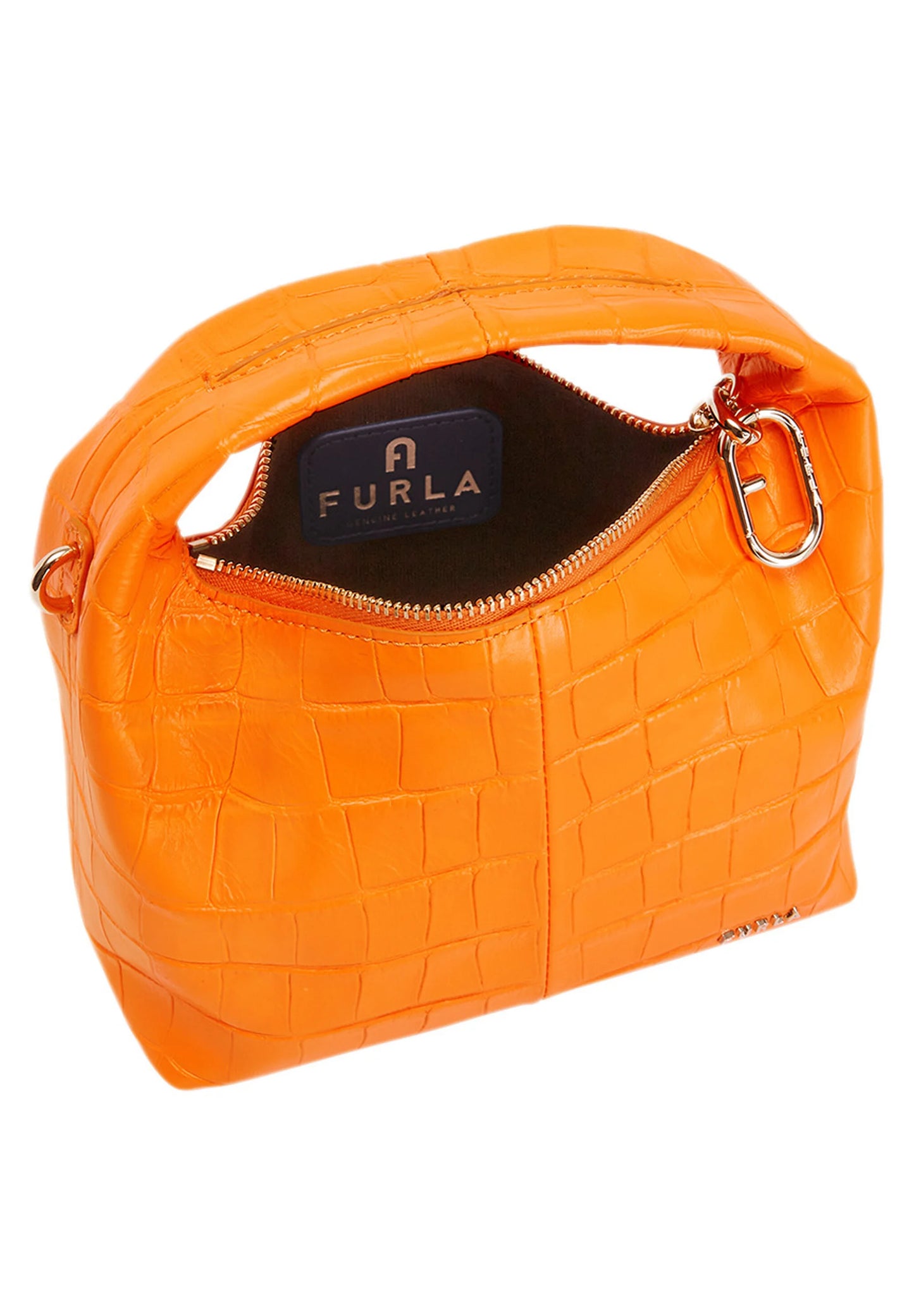 Furla – Ginger Sac Bandoulière Arancio Fluorescente (Cuir)