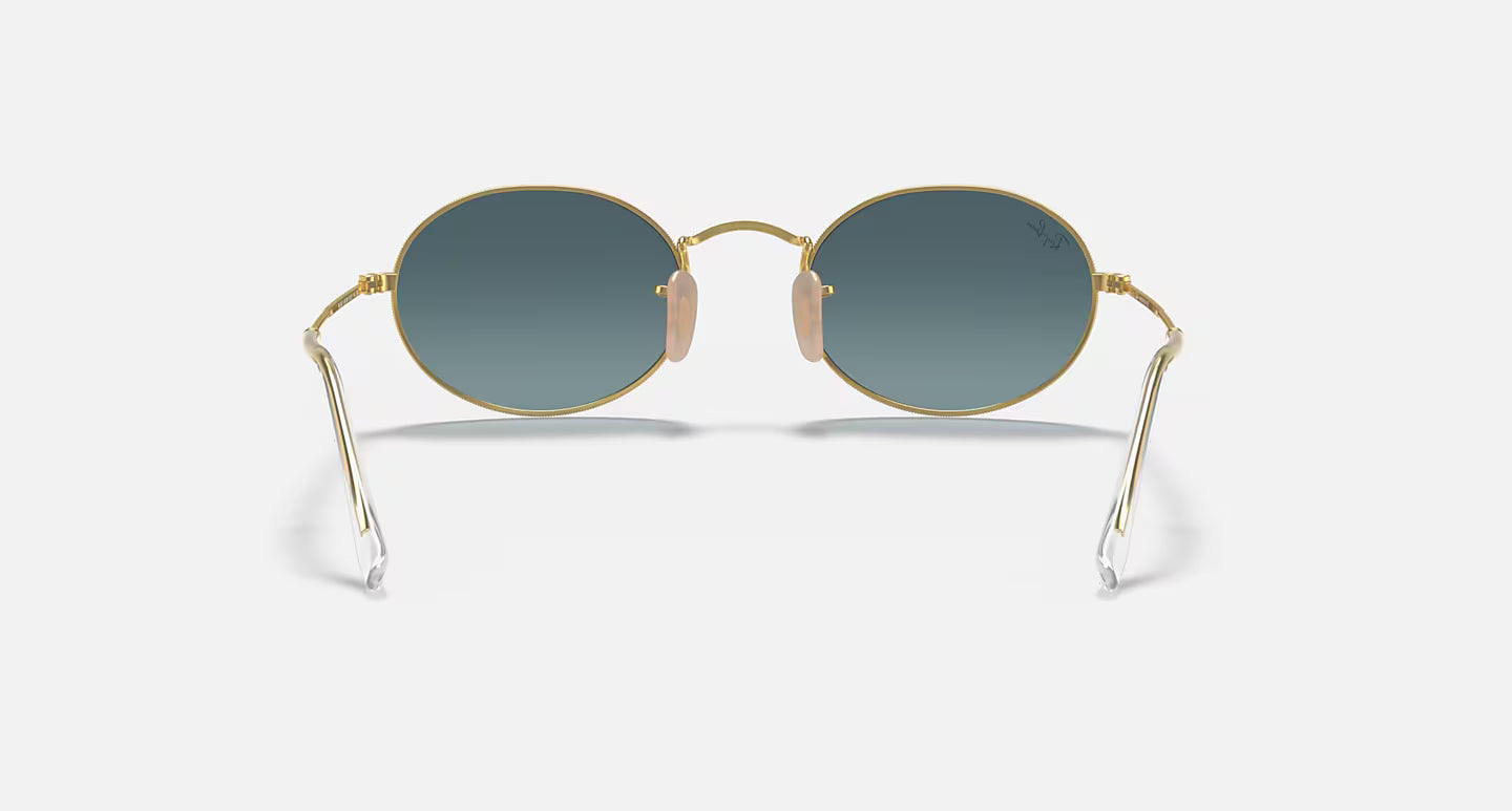 Lunettes de Soleil Ray-Ban RB3547 001/3M – Or & Bleu Dégradé