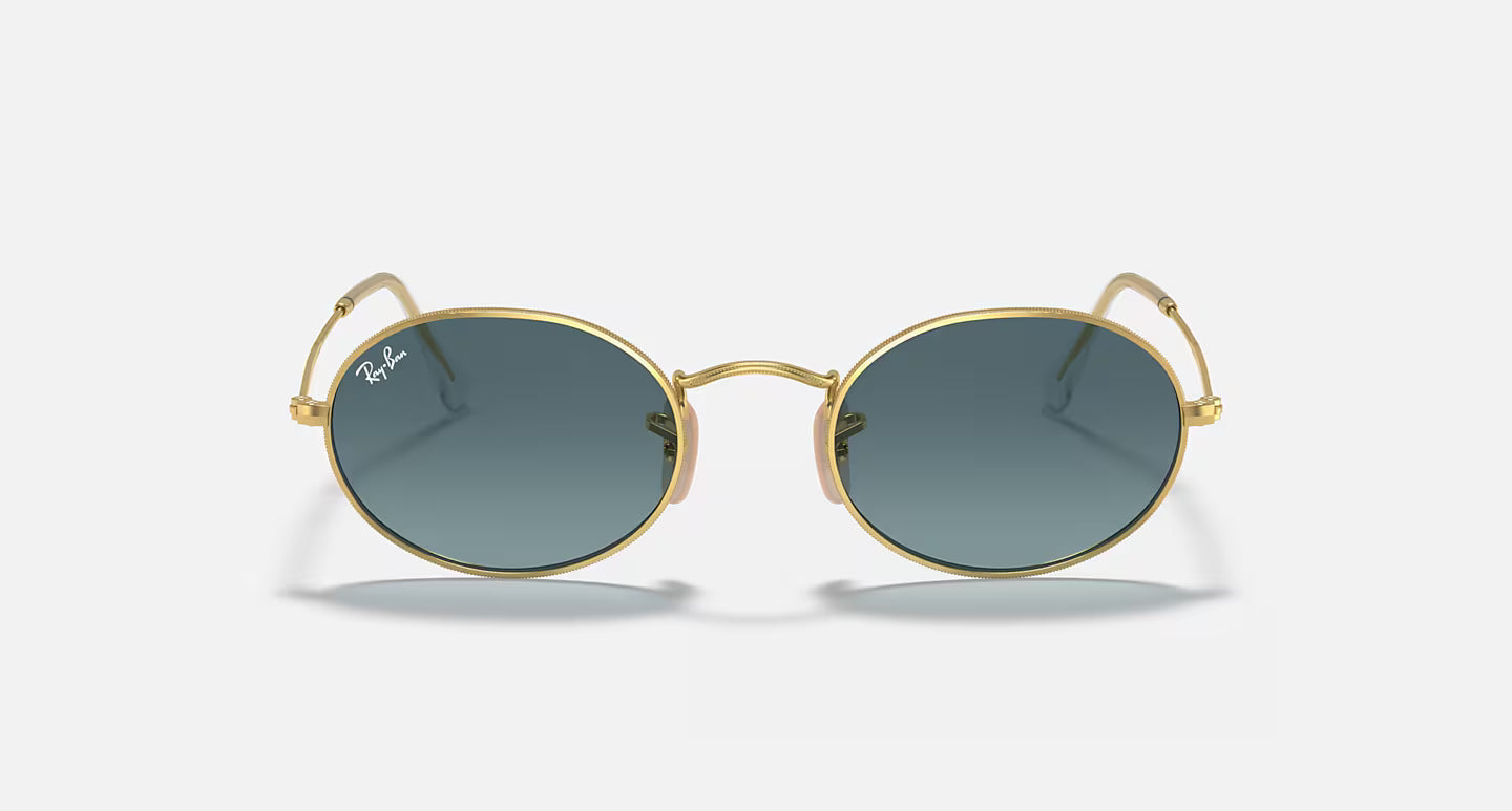 Lunettes de Soleil Ray-Ban RB3547 001/3M – Or & Bleu Dégradé
