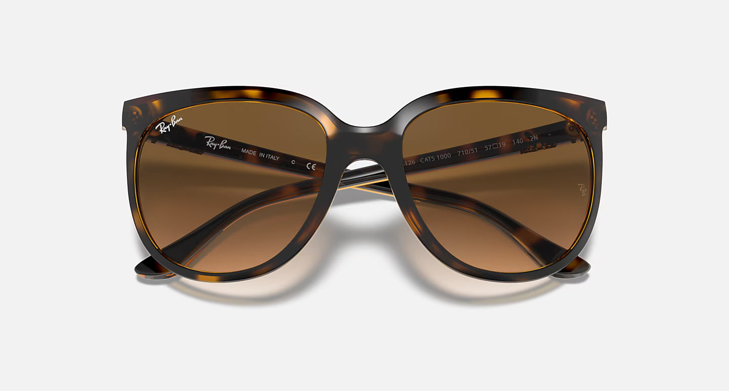 Lunettes de Soleil Ray-Ban Cats 1000 RB4126 710/51 – Havana