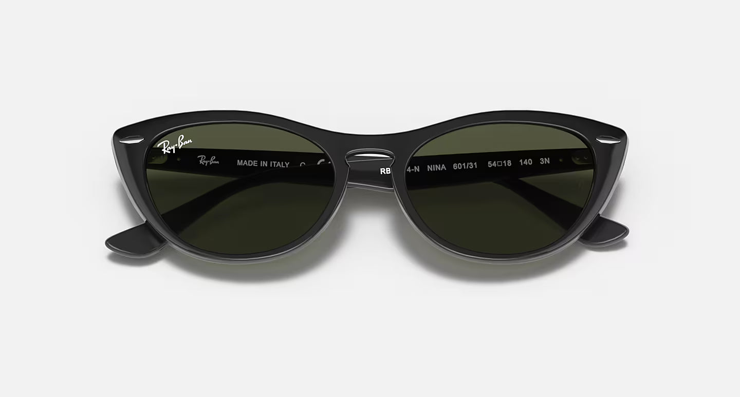 Lunettes de Soleil Ray-Ban RB4314N 601/31 – Noir & Vert G-15
