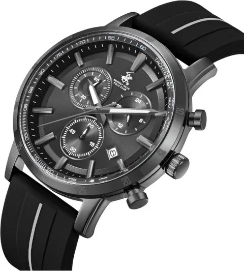 Beverly Hills Polo Club BP3625Y.351 – Montre chronographe homme noire