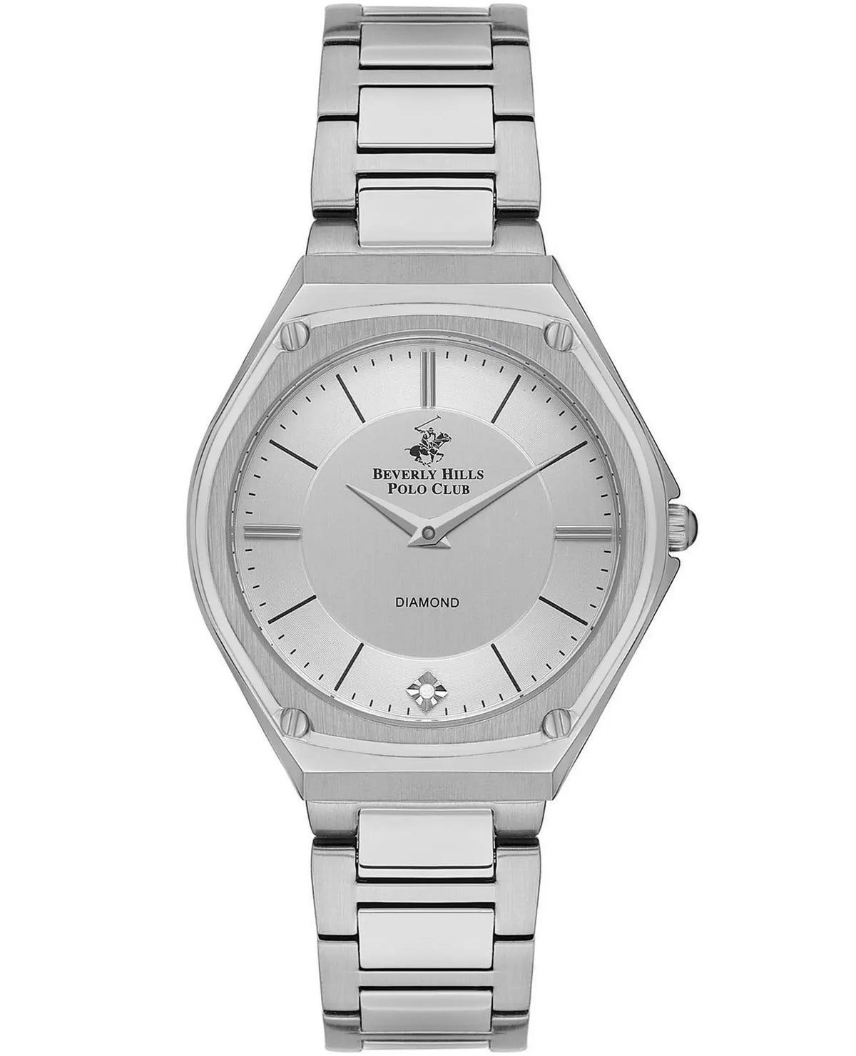 Beverly Hills Polo Club BP3560X.330 – Montre femme argentée