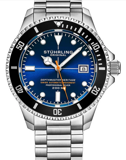 STHURLING Montre Automatique Suisse  DEPHMASTER