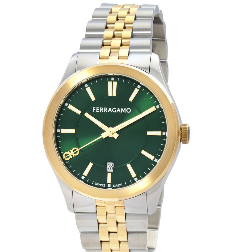 FERRAGAMO HOMME CADRAN VERT SFU500423