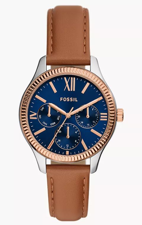 Fossil Rye Cuir