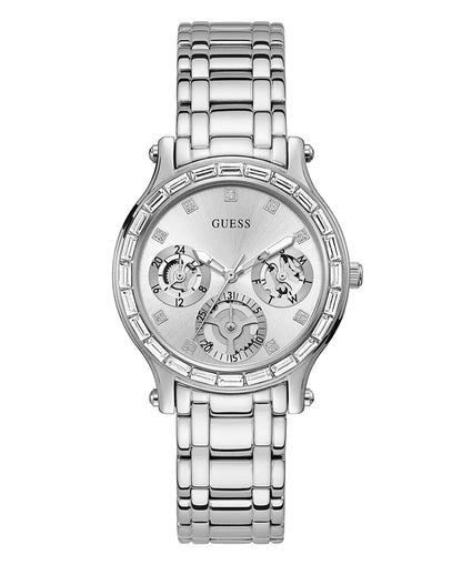 Montre femme Guess Silver-Tone Glitz