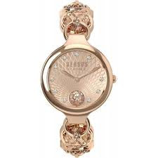 Montre Versus Versace Femme – Bracelet Rose Gold à Strass