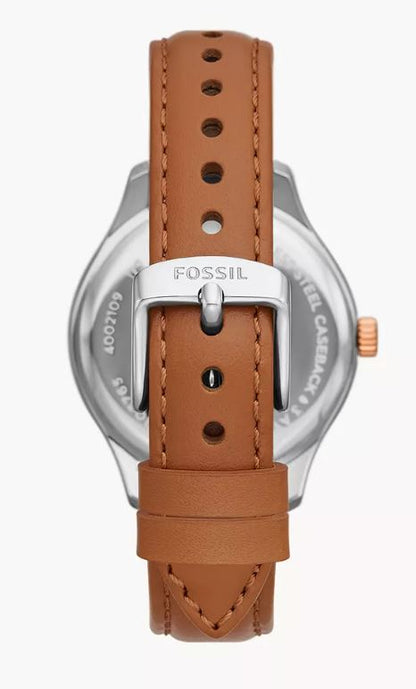 Fossil Rye Cuir