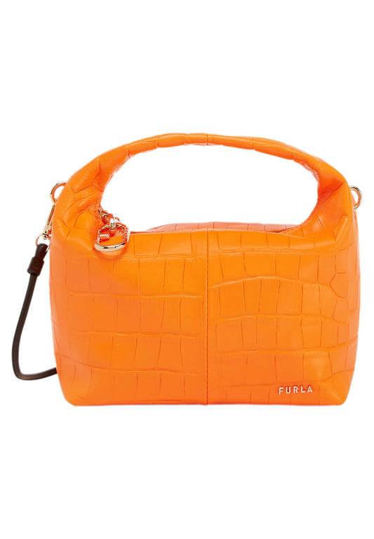 Furla – Ginger Sac Bandoulière Arancio Fluorescente (Cuir)
