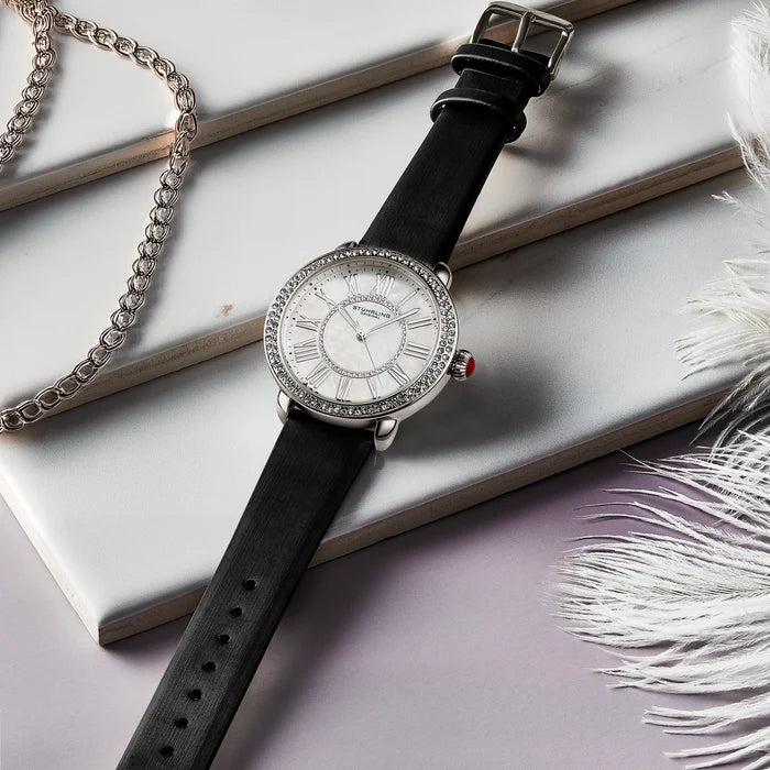 Montre Femme Stührling Aurelia 4068.1 – Nacre & Cristaux