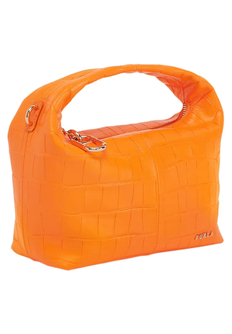 Furla – Ginger Sac Bandoulière Arancio Fluorescente (Cuir)