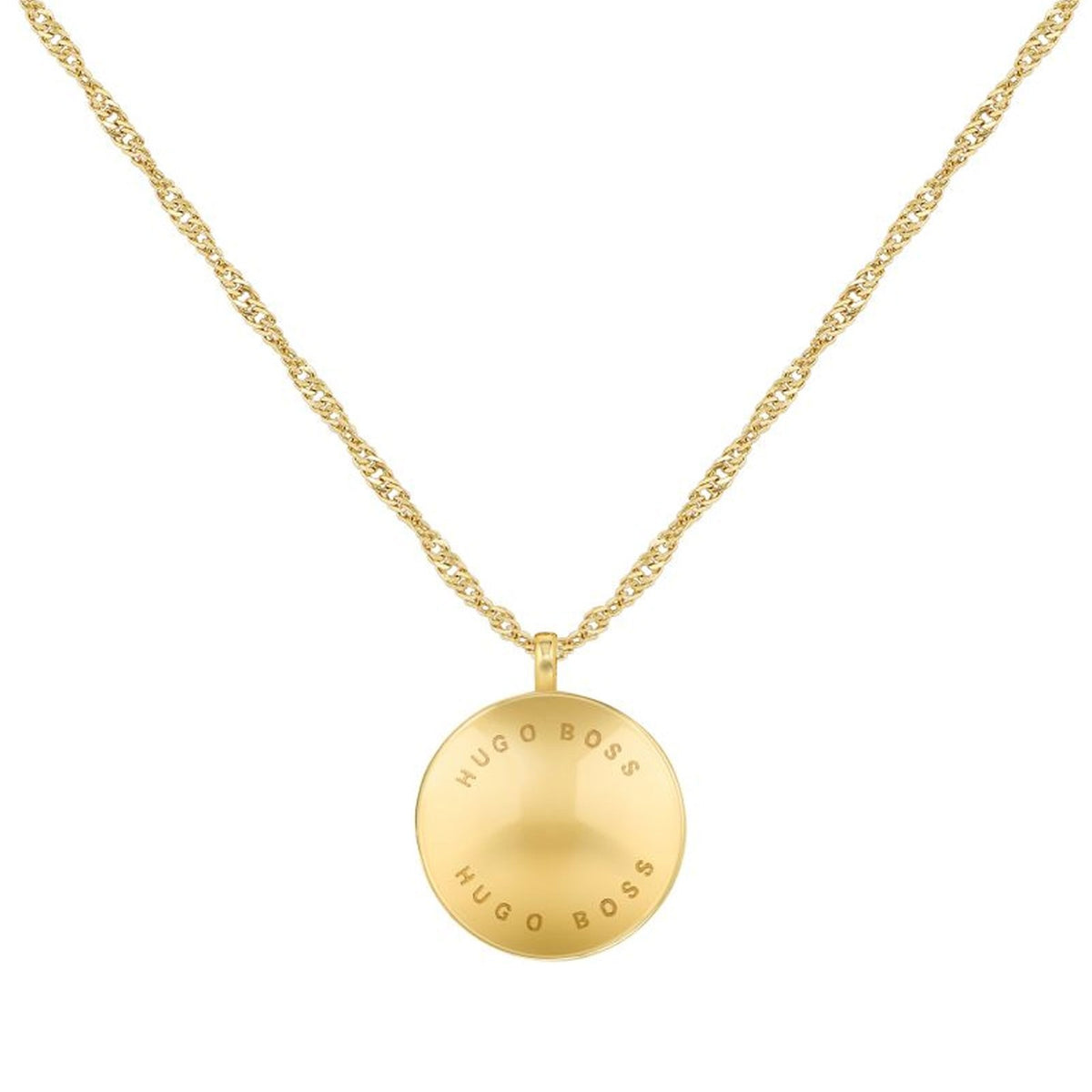 BOSS Jewellery Medallion 1580157 – Collier femme doré