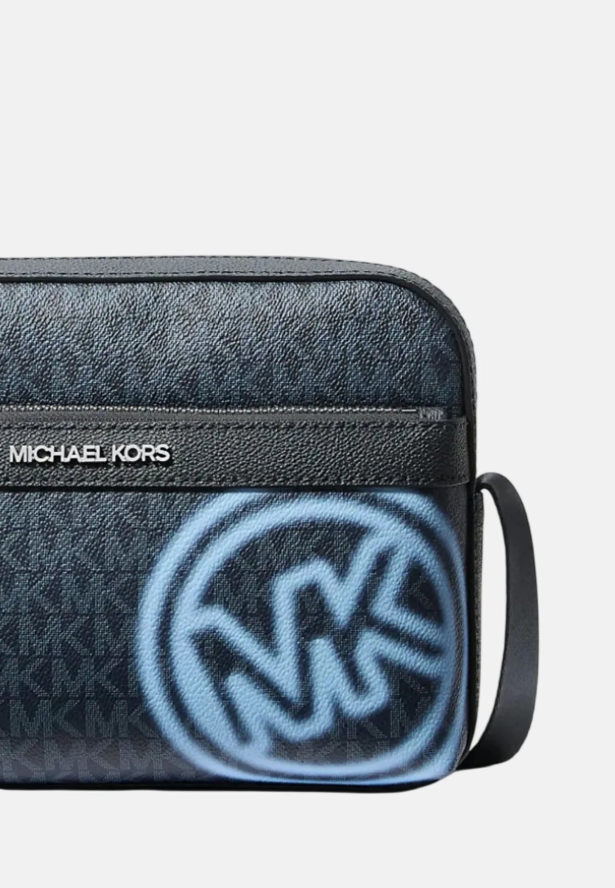 Sac bandoulière Michael Kors Cooper Logo bleu marine - Homme