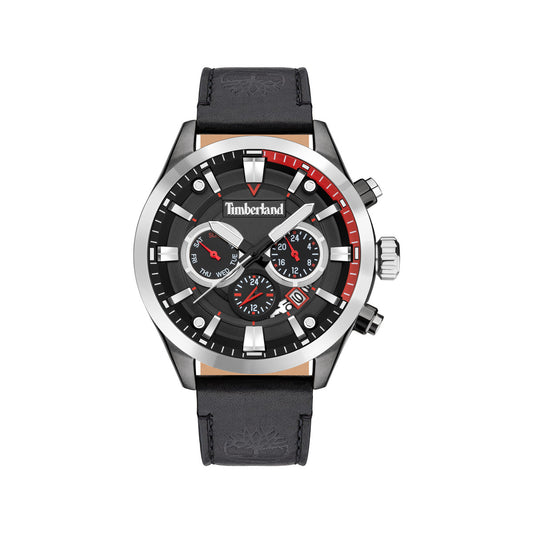 Montre Homme Timberland Tidemark – Acier & Cuir Noir
