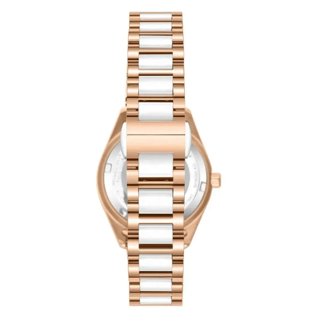 Montre femme Beverly Hills Polo Club en acier et céramique blanche – BP3829X.420