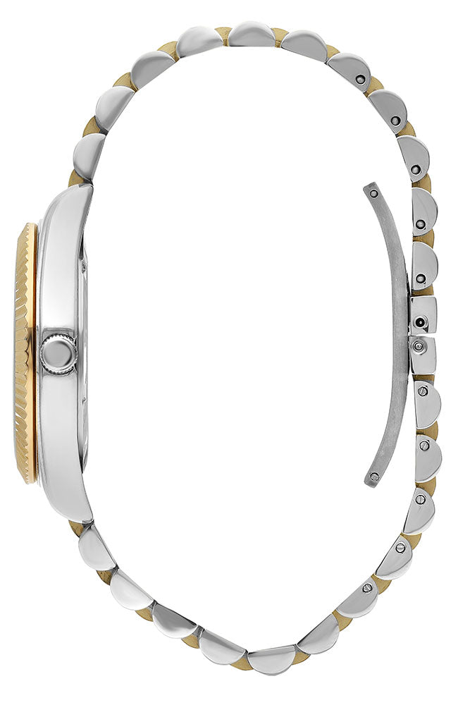 Montre emme Beverly Hills Polo Club cadran vert et bracelet bicolore BP3169C.271