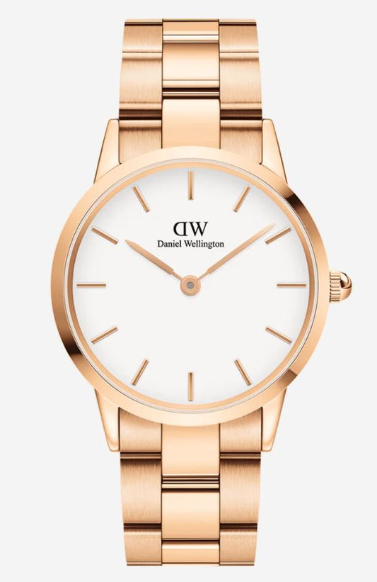 DANIEL WELLINGTON Iconic Link Rose Gold