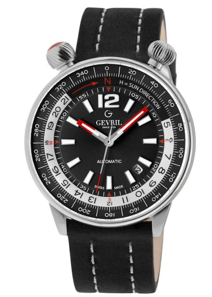 Gevril Wallabout - Solar Compass Montre Hommes