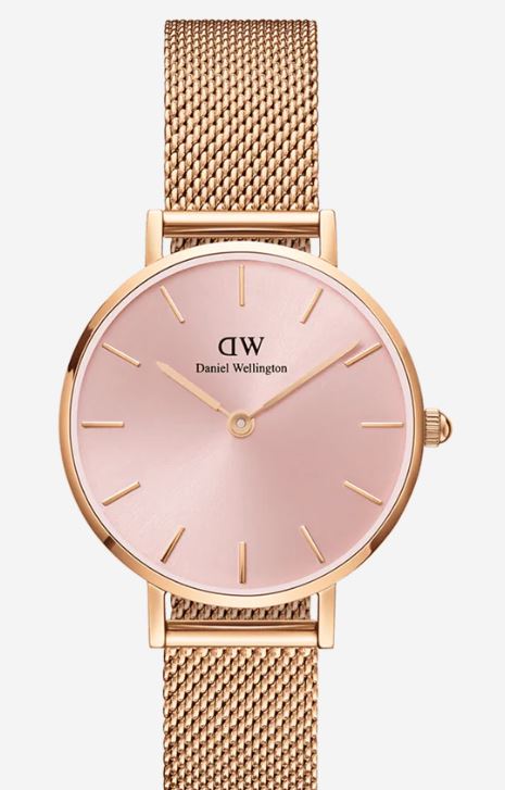 DANIEL WELLINGTON Petite Melrose Light Pink Rose Gold