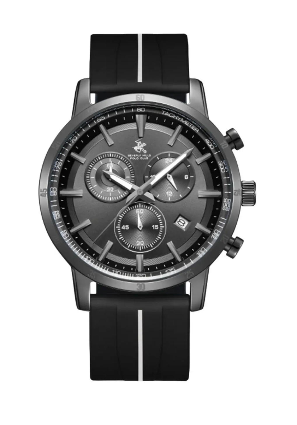 Beverly Hills Polo Club BP3625Y.351 – Montre chronographe homme noire