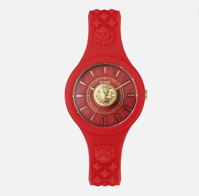 Versus By Versace Red Sillicone