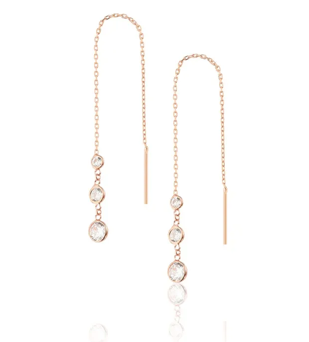 Boucle d'Oreille En Argent HELIOPHILIA