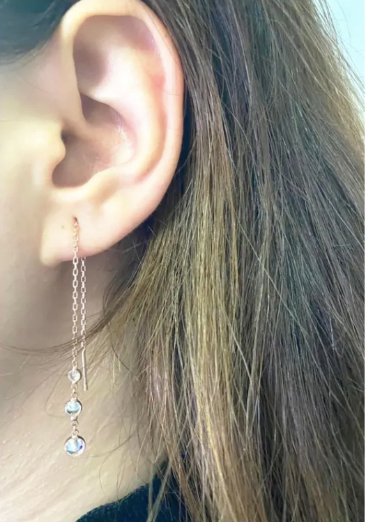 Boucle d'Oreille En Argent HELIOPHILIA