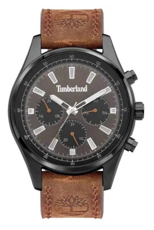 Montre Timberland Demarest en Cuir Marron